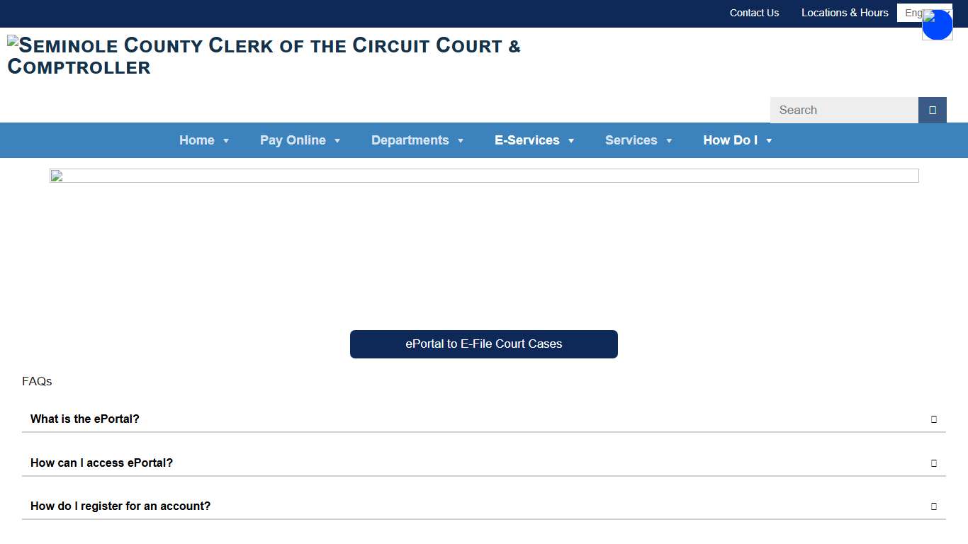 E file a Case - Seminole County Clerk of the Circuit Court & Comptroller